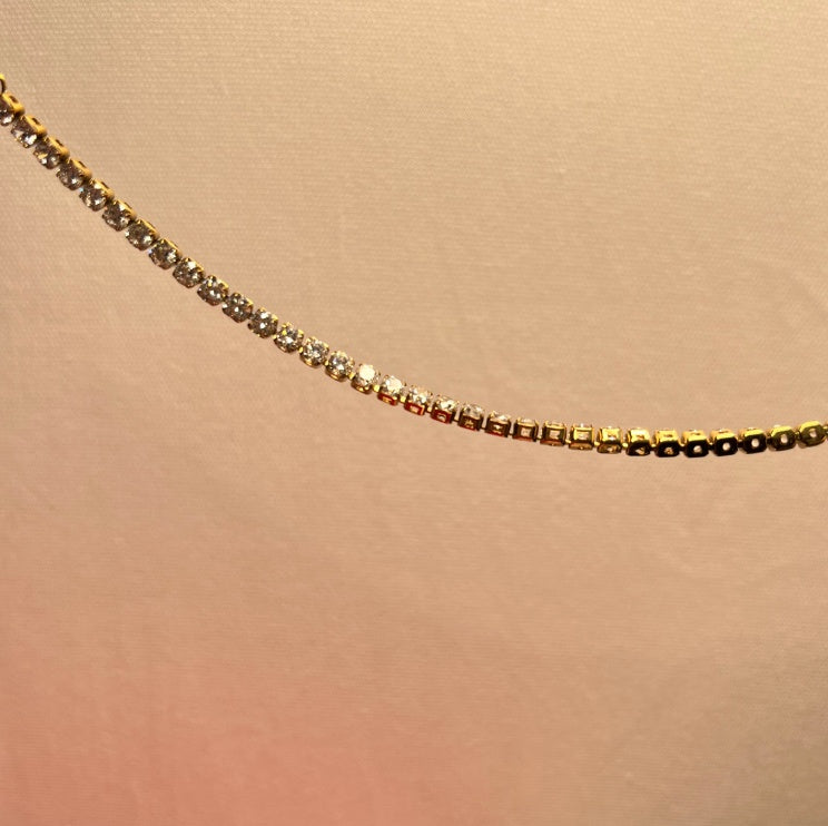 High-end Exquisite Ultra-flashing Starry Diamond Bracelet, Row Diamond Bracelet