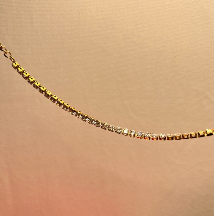 High-end Exquisite Ultra-flashing Starry Diamond Bracelet, Row Diamond Bracelet