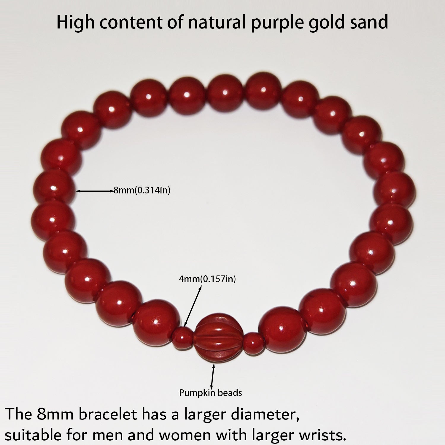7 Styles Of Cinnabar Bracelets 8mm And 6MM