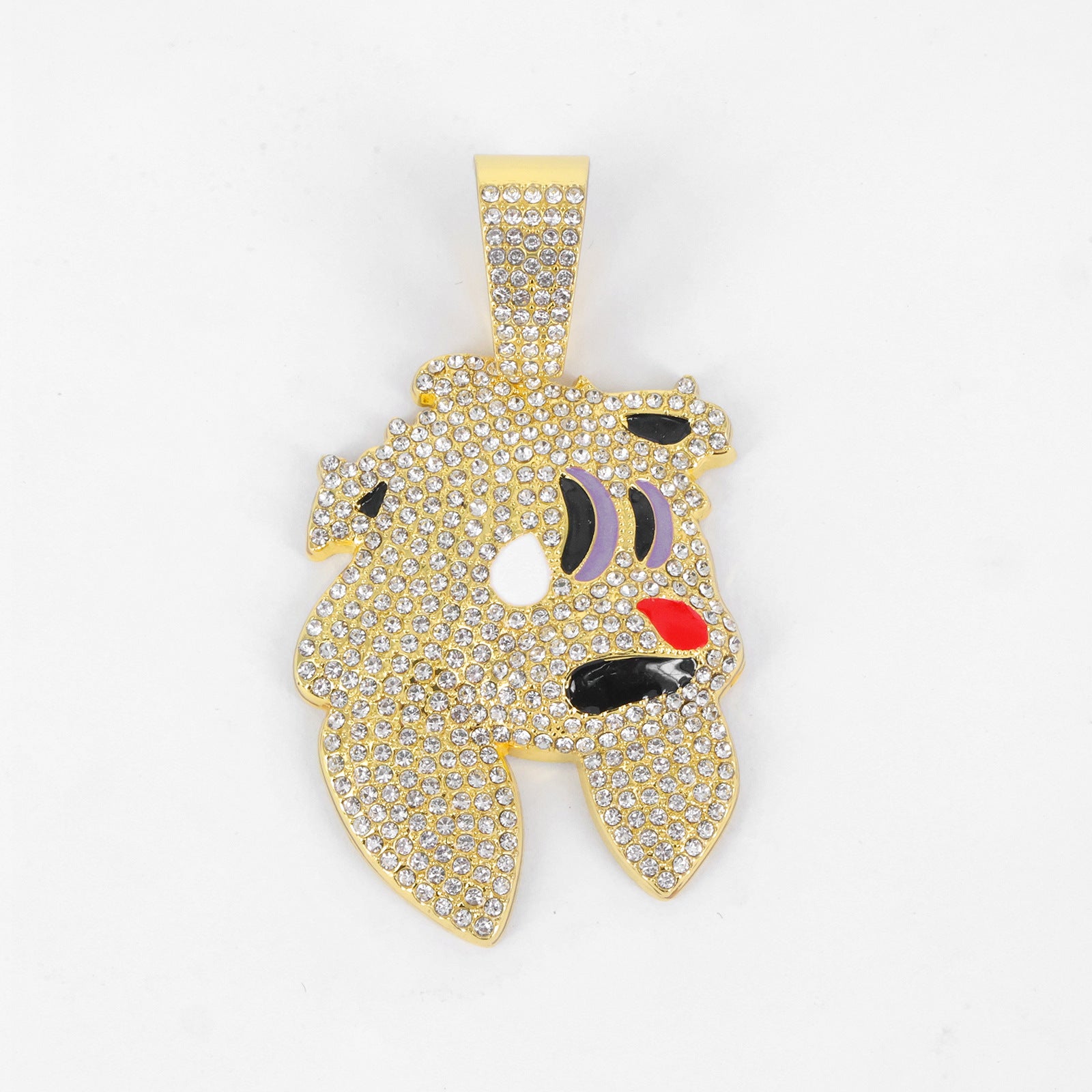 Jewelry Fashion Magic Hat Rabbit Head Pendant Necklace High-grade Cuban Chain