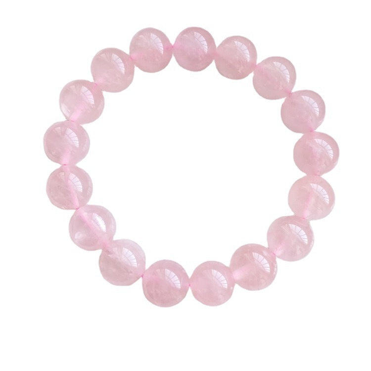 Natural Rose Quartz Bracelet Fresh And Simple