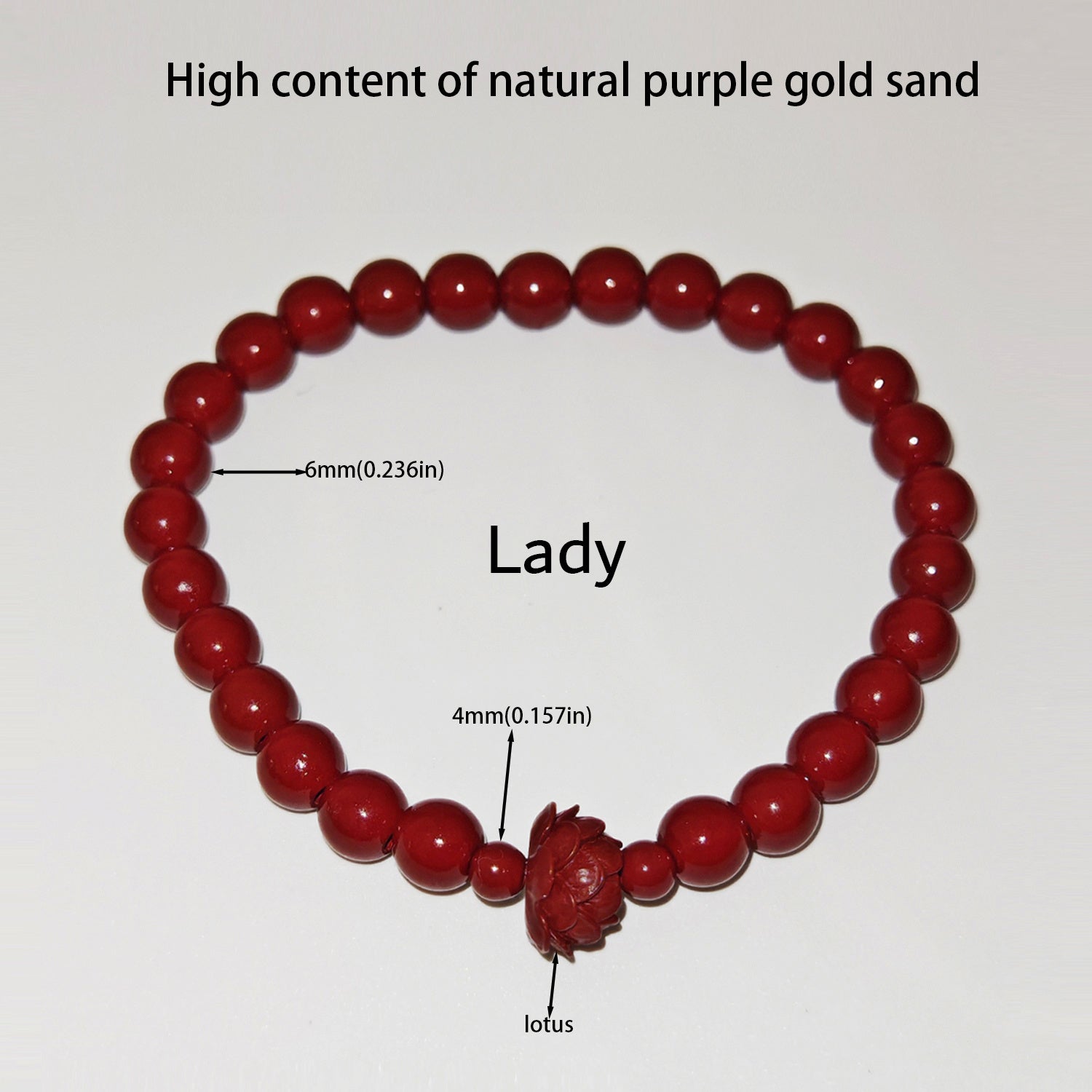 7 Styles Of Cinnabar Bracelets 8mm And 6MM
