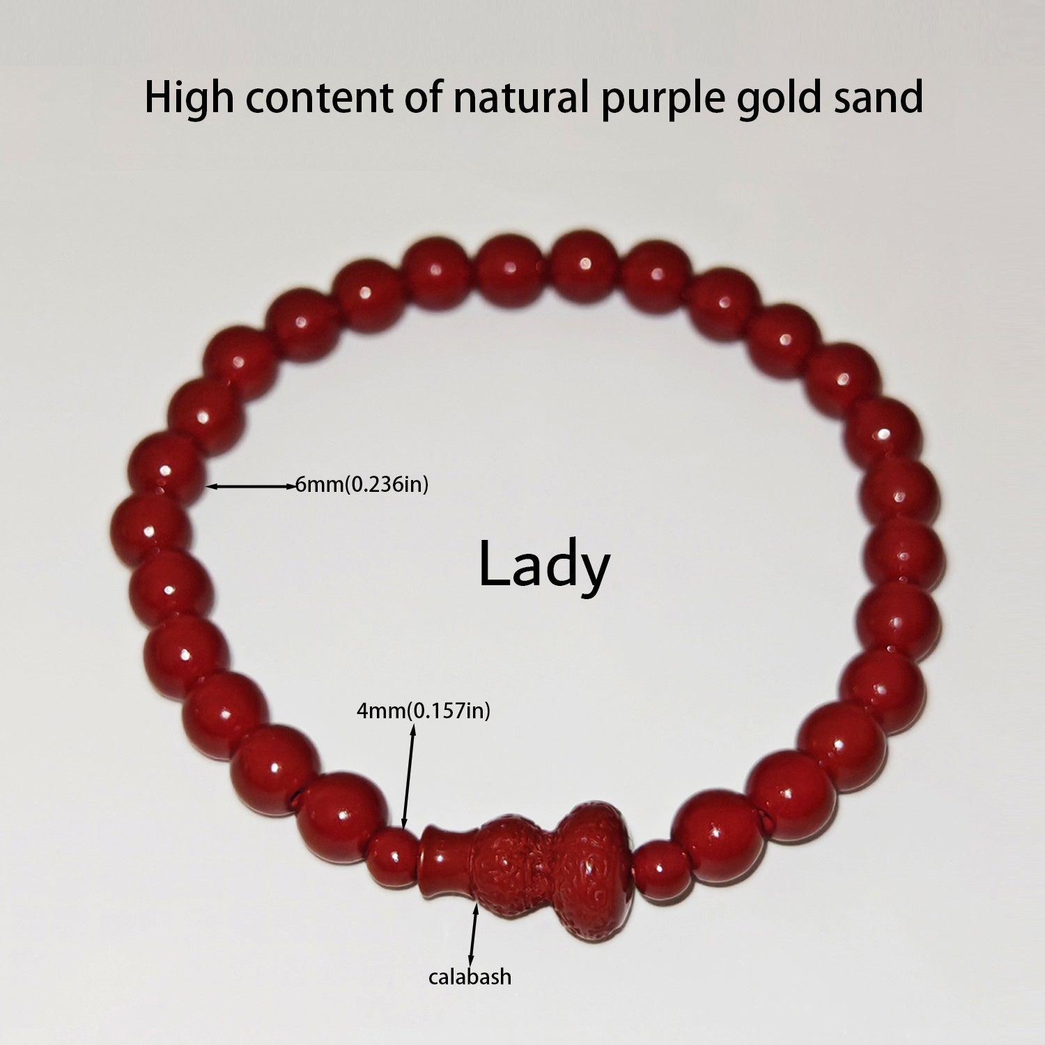 7 Styles Of Cinnabar Bracelets 8mm And 6MM