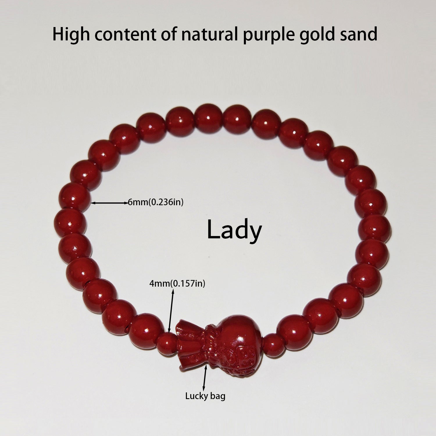 7 Styles Of Cinnabar Bracelets 8mm And 6MM