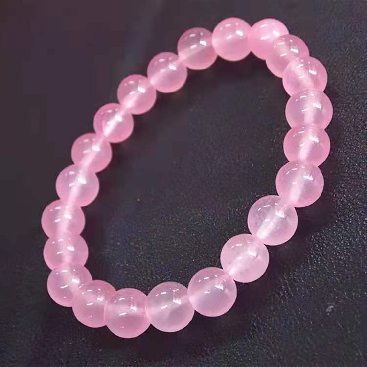 Natural Rose Quartz Bracelet Fresh And Simple